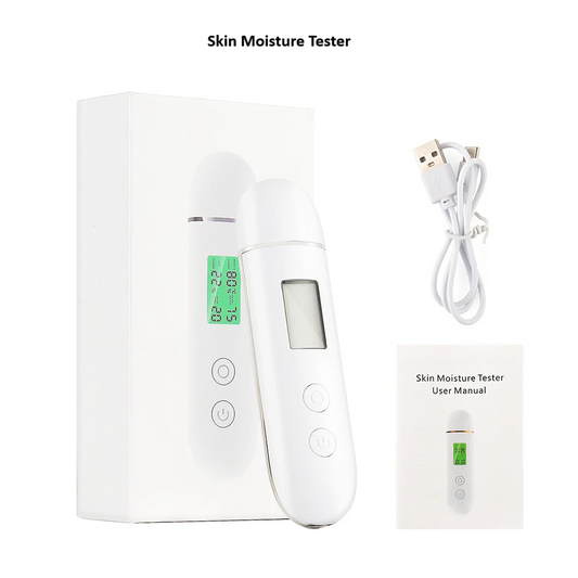 Facial Skin Tester | Moisture, Oil Content, Skin Age and Elasticity Skin Analyzer