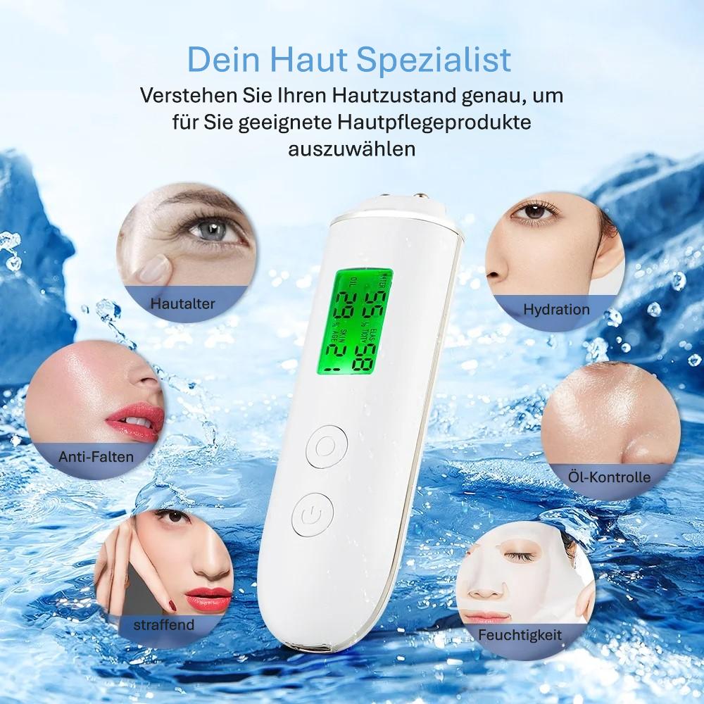 Facial Skin Tester | Moisture, Oil Content, Skin Age and Elasticity Skin Analyzer