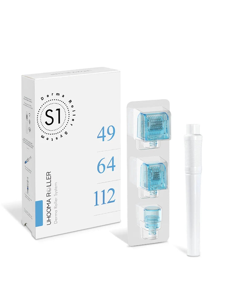 3in1 Derma Roller mit 49Pin | 64Pin | 112Pin für Hydration und dunkle Hautflecken