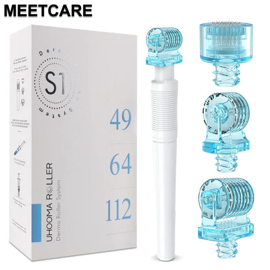 3in1 Derma Roller mit 49Pin | 64Pin | 112Pin für Hydration und dunkle Hautflecken